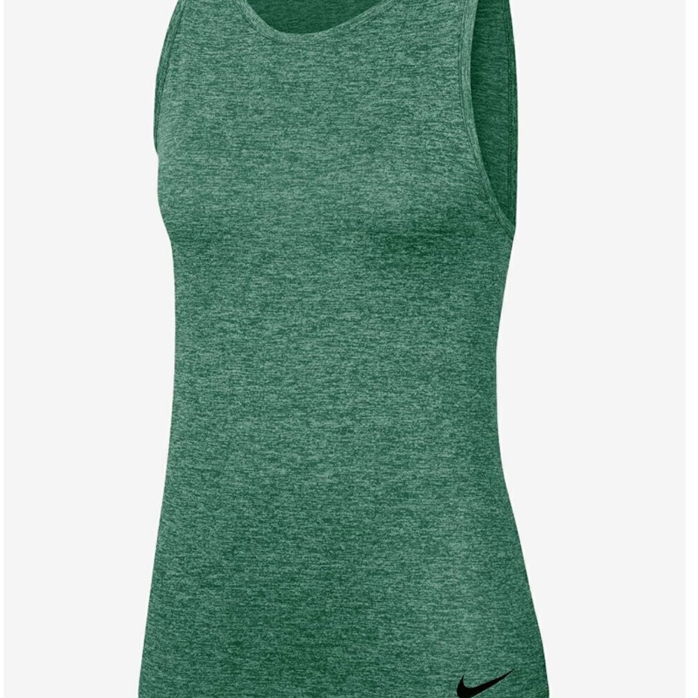 Nike Green Dry Tomboy Cross-Dye Muscle Tank Top